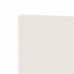 vidaXL Tête de lit LED avec des lumières à LED Crème 100 cm Polyester