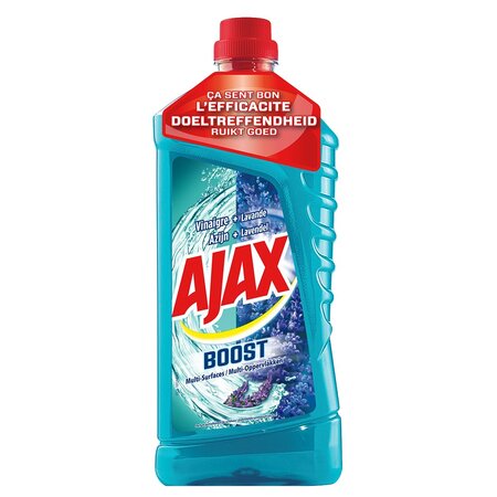 Ajax Boost Nettoyant Multi Surfaces Vinaigre et Lavande 1,25L (lot de 6)