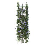 vidaXL Cages à tomates 8 Pièces 116 cm acier et PP
