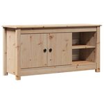 vidaXL Meuble TV 103x36 5x52 cm Bois de pin massif