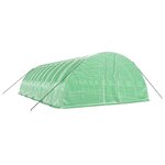 vidaXL Serre avec cadre en acier vert 60 m² 10x6x2 85 m