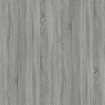 vidaXL Table basse Sonoma gris 100x45x45 cm Bois d'ingénierie et fer