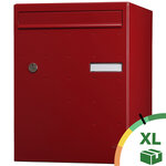 Boite à colis atout 1 porte rouge ral 3004 b