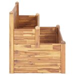 vidaXL Jardinière sur 2 niveaux 110x75x84 cm Bois massif d'acacia