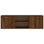 vidaXL Meuble TV chêne marron 120x34x37 cm bois d'ingénierie