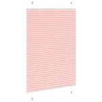 vidaXL Store plissé rose 95x150 cm largeur du tissu 94 4 cm polyester