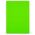 Étiquette adhésive permanente fluo vert 63 5x38 1 mm (lot de 2100)