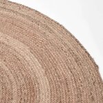LABEL51 Tapis Jute Rond 90 cm M Naturel