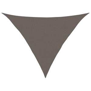 vidaXL Voile d'ombrage 160 g/m² Anthracite 2 5x2 5x3 5 m PEHD