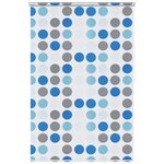 vidaXL Store roulant de douche 140x240 cm Cercle