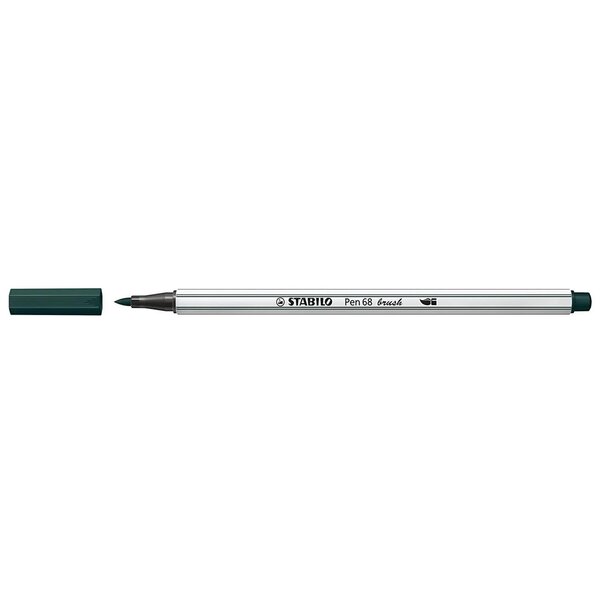Feutre pinceau Pen 68 brush vert sapin STABILO