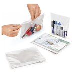 Sachet plastique plat transparent haute brillance à curseur 20x15 cm (lot de 300)