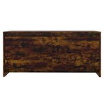 vidaXL Table basse Chêne fumé 90x50x41 5 cm Bois d'ingénierie
