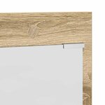 vidaXL Porte-manteau mural avec étagère Chêne sonoma 90 x 10 x 50 cm