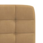 vidaXL Chaises à manger lot de 2 Marron Velours