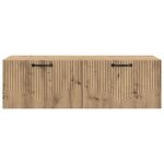 vidaXL Meuble TV mural 98 x 41 x 30 cm Chêne artisanal