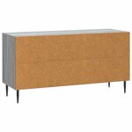 vidaXL Meuble TV Sonoma gris 99 x 34 5 x 50 cm Bois d'ingénierie