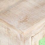 vidaXL Meuble TV 120x30x40 cm Bois d'acacia brut