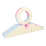 Ensemble de 7 blocs avec cerceau pastel