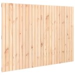 vidaXL Tête de lit murale 159 5x3x110 cm Bois massif de pin