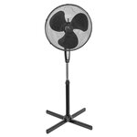 Bestron Ventilateur sur pied avec télécommande 45 cm 45 W Noir ASV45ZR