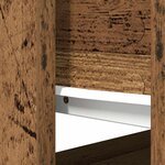 vidaXL Table console avec tiroirs vieux bois 85 5x38 5x74 5 cm