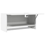 vidaXL Garde-robe blanc 70x32 5x35 cm bois d'ingénierie