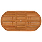 vidaXL Ensemble à manger de jardin 7 Pièces Bois d'eucalyptus massif