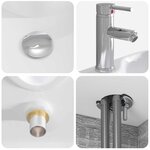 vidaXL Vanité de lavabo mural Sonoma gris 49 5 x 41 x 62 5 cm