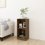 vidaXL Armoire d'appoint Marron miel 35 5x33 5x76cm Bois de pin massif