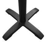 Pied de table en fonte pour plateaux jusqu'à 800 mm - bolero -  - fonte 480x480x720mm