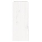 vidaXL Bibliothèque/Séparateur de pièce Blanc 60x30x71 5 cm Pin massif
