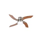 Ventilateur De Plafond - Moorea - 107cm - 4 Pales - 1 Lampe Reversible