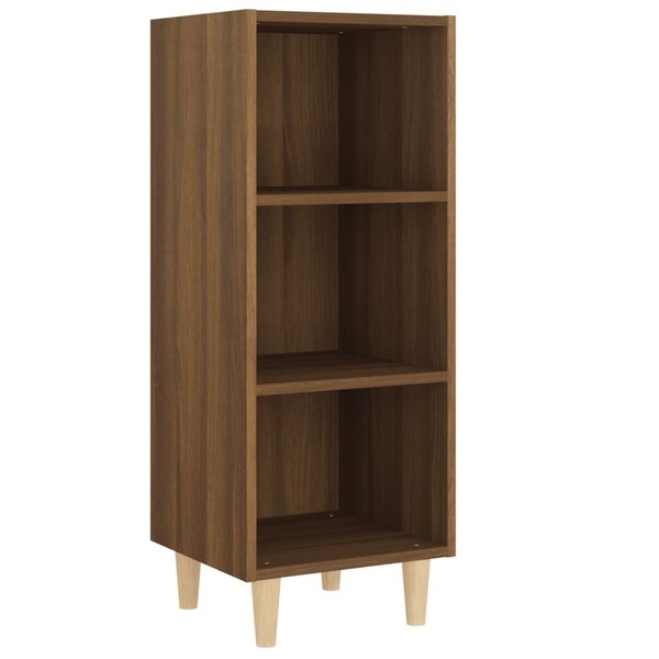 vidaXL Buffet Chêne marron 34 5x32 5x90 cm Bois d'ingénierie