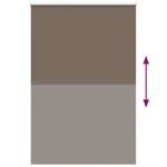 vidaXL Store enrouleur occultant café 165x210cm largeur du tissu