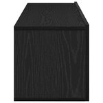 Meubles TV vidaXL 2 Pièces Chêne Noir 100x30x30 cm Bois d'ingénierie