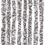 vidaXL Moustiquaire Marron et beige 90 x 220 cm Chenille