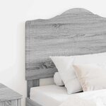 vidaXL Tête de lit Gris Sonoma 75 cm Bois d'ingénierie