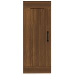 vidaXL Armoire suspendue Chêne marron 35x34x90 cm Bois d'ingénierie
