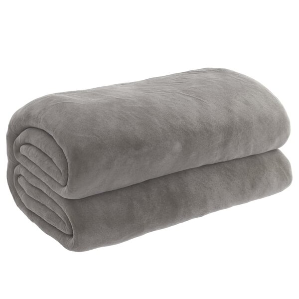 vidaXL Couverture lestée avec housse Gris 138x200 cm 6 kg Tissu