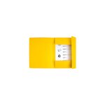 Chemise 3 rabats elastique Carte lustrée 5/10e 400g, Couleurs assorties aléatoire EXACOMPTA