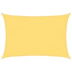 vidaXL Voile d'ombrage 160 g/m² Beige 2x2 5 m PEHD