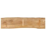 vidaXL Dessus de table 180x40x2 5 cm bord vivant bois massif manguier