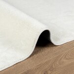 vidaXL Tapis OVIEDO à poils courts crème 200x200 cm