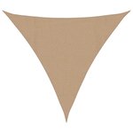 vidaXL Voile d'ombrage 160 g/m² Taupe 4 5x4 5x4 5 m PEHD