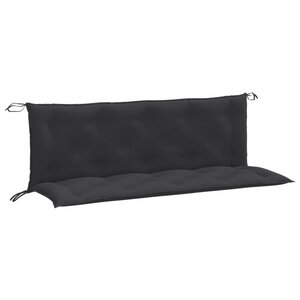 vidaXL Coussins de banc de jardin lot de 2 anthracite mélangé tissu