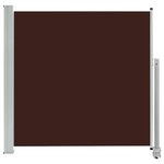 vidaXL Auvent latéral rétractable de patio 160x300 cm Marron