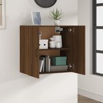 vidaXL Armoire murale Chêne marron 60x31x60 cm Bois d'ingénierie
