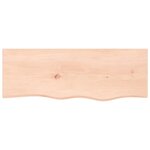 vidaXL Étagère murale 80x30x(2-4) cm bois de chêne massif non traité