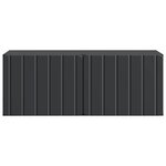 vidaXL Meuble TV mural 78 5 x 31 x 30 cm Noir Bois d'ingénierie